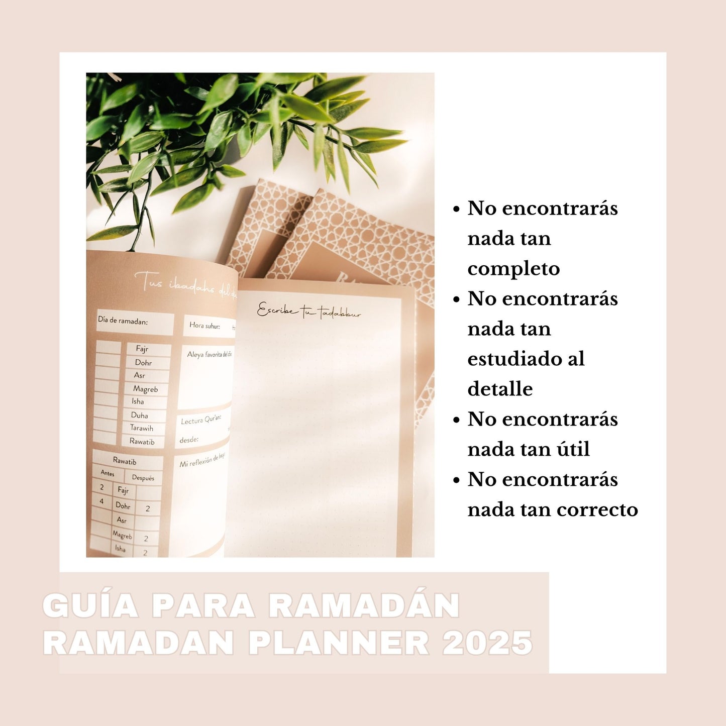 GUÍA PARA RAMADÁN. RAMADAN PLANNER 2025
