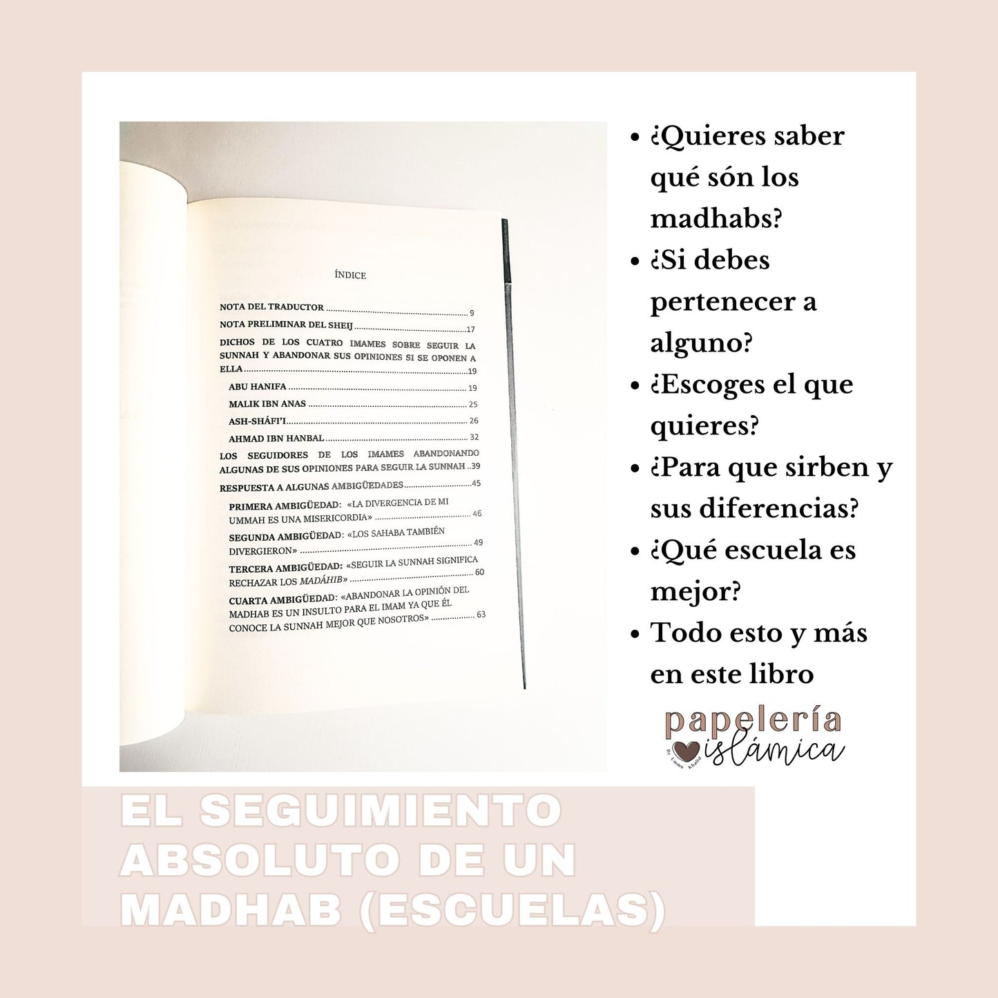 El seguimiento absoluto de un madhab