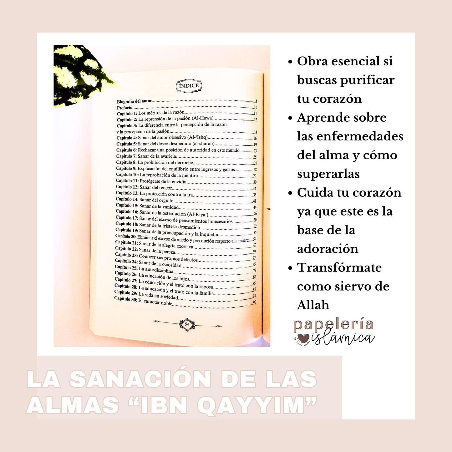 LA SANACIÓN DE LAS ALMAS "IBN QAYYIM"