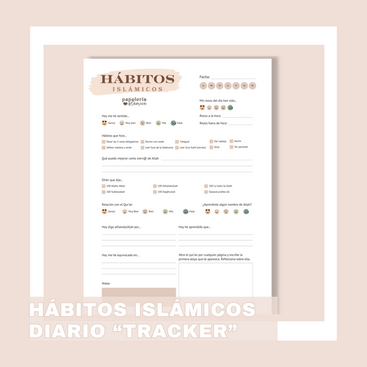 PLANNER DE HÁBITOS ISLÁMICOS