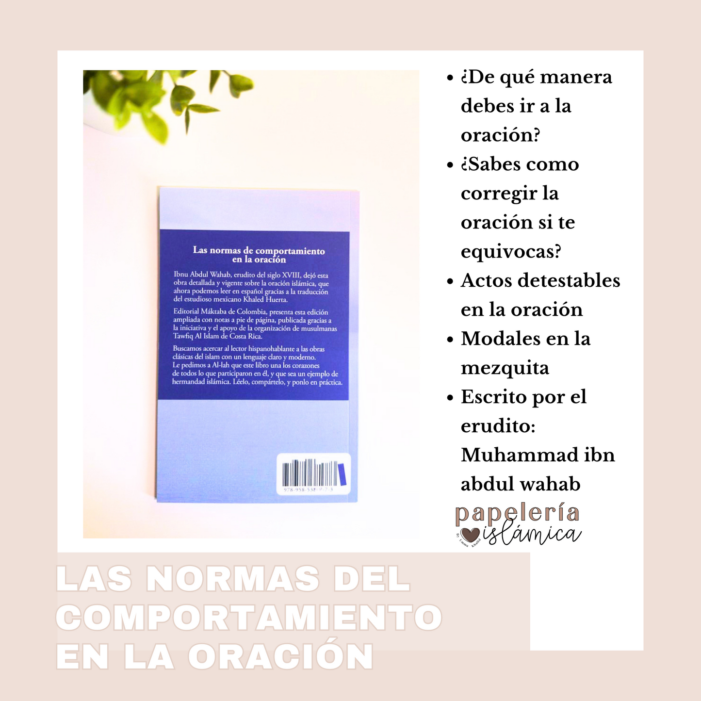 LAS NORMAS DE COMPORTAMIENTO EN LA ORACIÓN