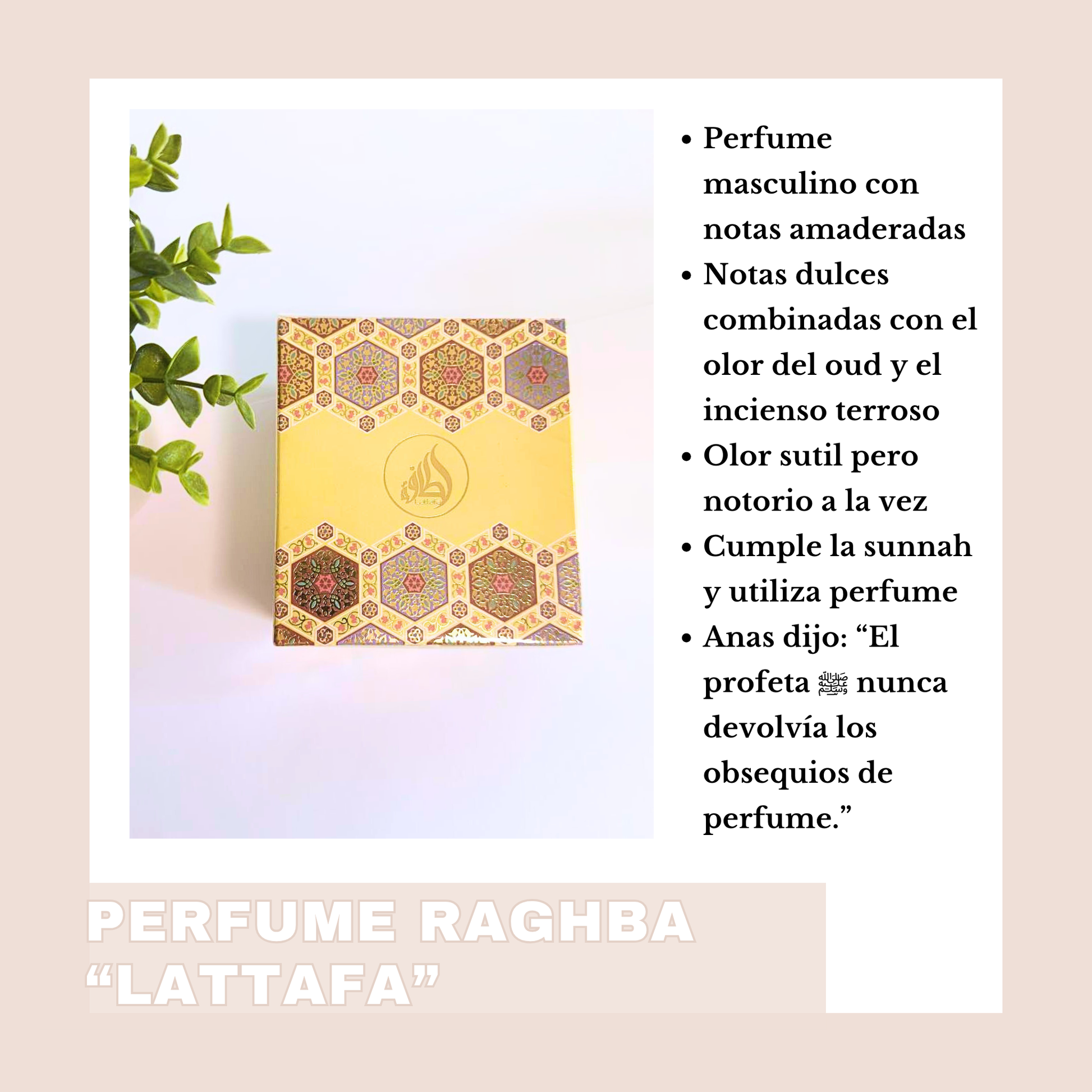 PERFUME RAGHBA LATTAFA 22,95E AUTENTICO