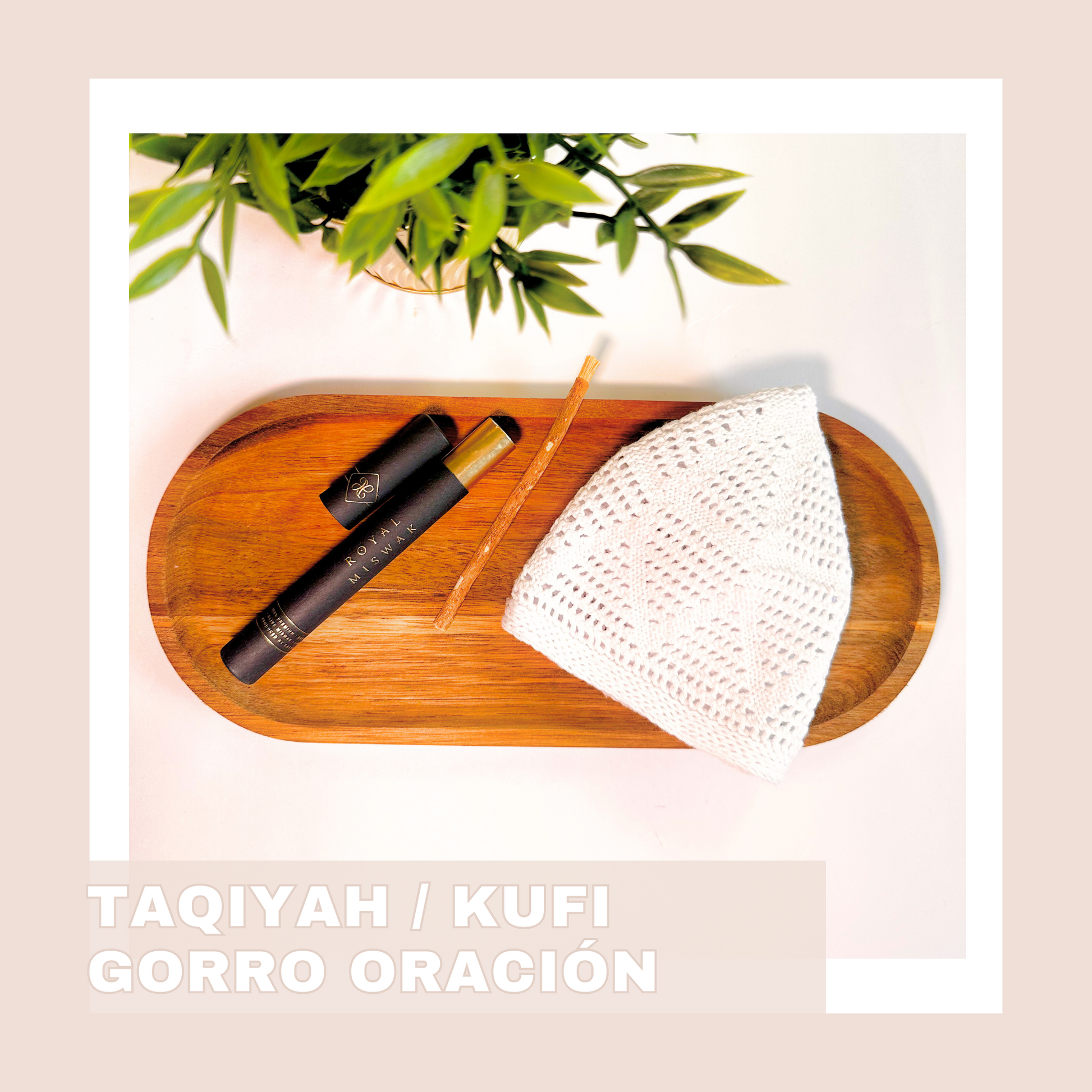 Taqiyah kufi gorro oracion