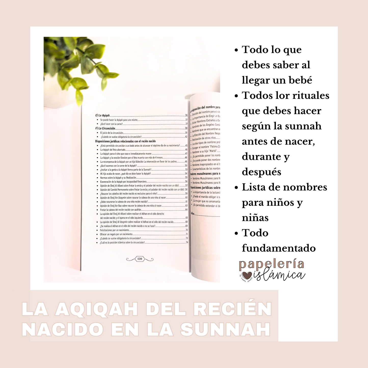 la aqiqah del recien nacido en la sunnah papeleria islamica